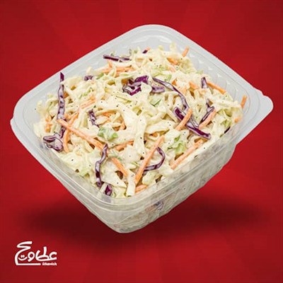 یک نفره، دست ساز، کلم سفید، هویج رنده شده، سس مایونز سالاد کلم